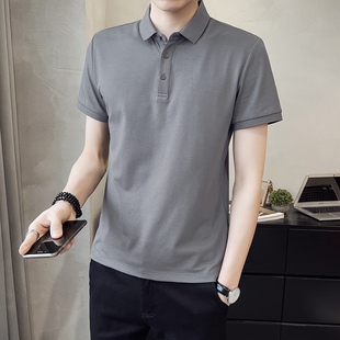 翻领半袖 春夏男t恤速干干冰丝棉polo衫 新款 士2026夏季 棉0325k 短袖