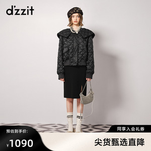 dzzit地素大领子羽绒服