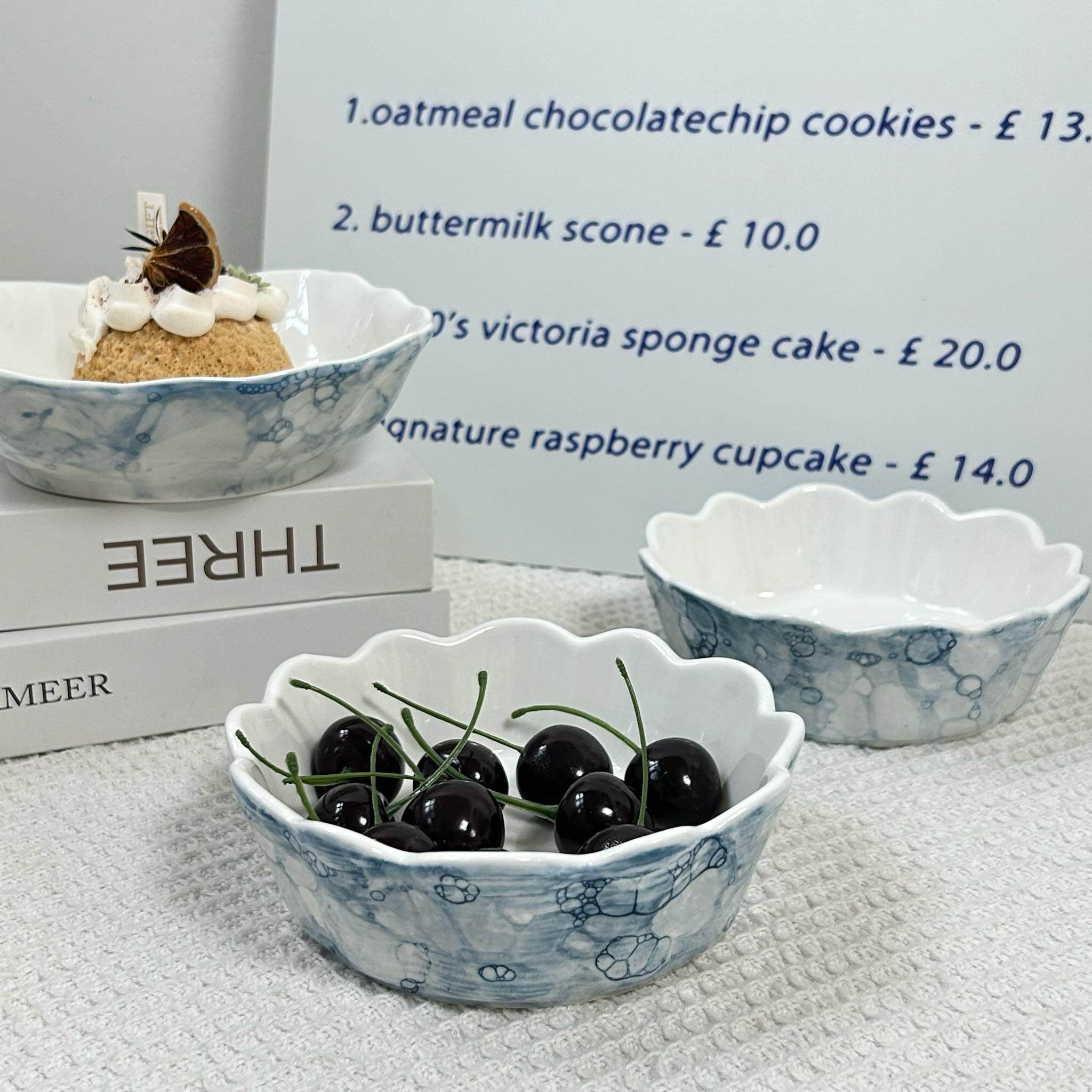 水果盘家用客厅轻奢风沙拉碗2024新款点心盘高颜值果盘零食摆放盘