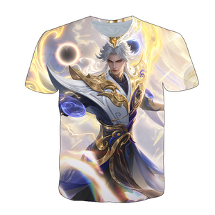 王者荣耀嬴政玄雷天君衣服短袖T恤夏季男女款中学生青少年cos上衣