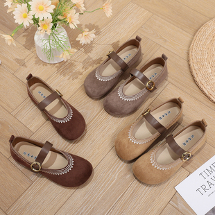 2026法式 浅口软底豆豆鞋 一字带女款 甜美风百搭时尚 春季 平底鞋 新款