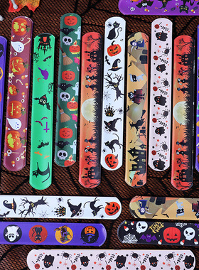 New Halloween Snap Ring Bacelet Halloween Pumpkin Paty