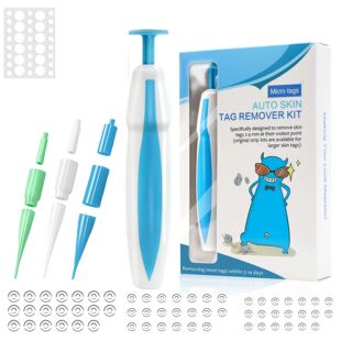 3 In1 Painless Auto Skin Tag Mole Wart Removal Kit Cleaning