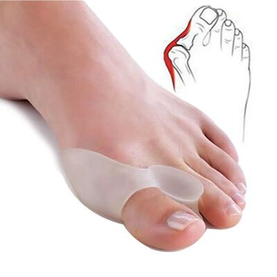 2PCS Silicone Gel Thumb Corrector Bunion Foot Toe Hallux