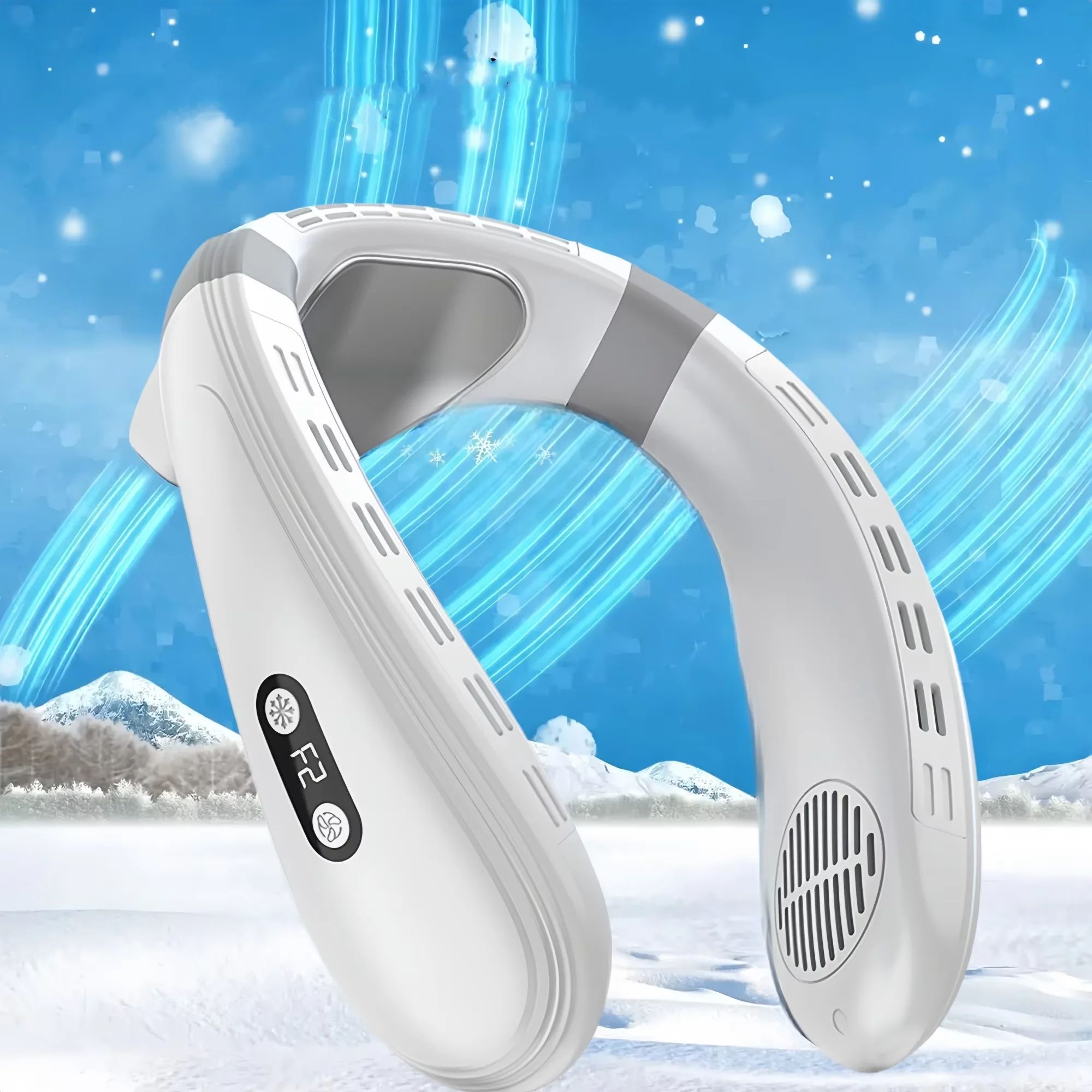 New Portable Neck Fan 5200mAh Neck  Conditioner