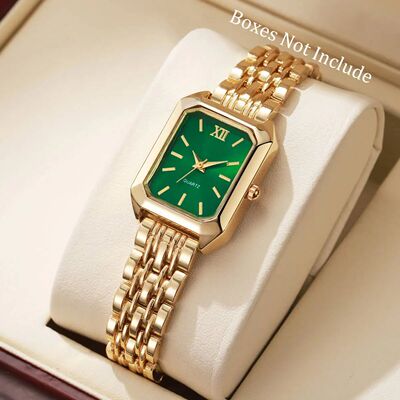 Elegant Rectangle Women Watches Fashion Ladies Quatz