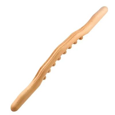 Rolling Pin Universal Back Needle Massage Tendons Beech