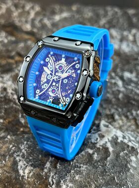 Men's Watch Light Luxury Brand Wine Barrel dial Fashionable