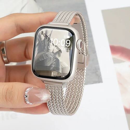 Magnetic Folding Loop Band For Apple Watch 9 8 7 41mm 45mm