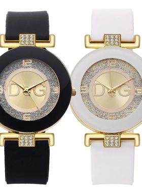 Fashion Ladies Simple Lage Dial Quatz Watch Casual Spot