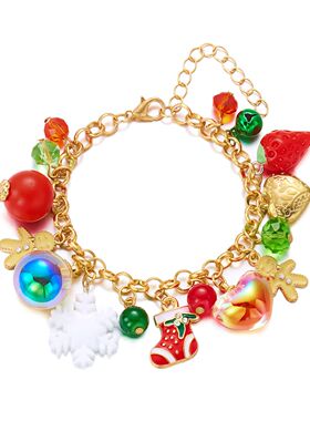 Cham Red Stawbey Beads Bacelet Fo Women Cute Zicon