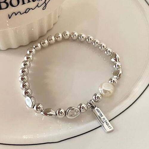 Vintage 925 Sterling Silver Pearl Bracelets for Women Trend