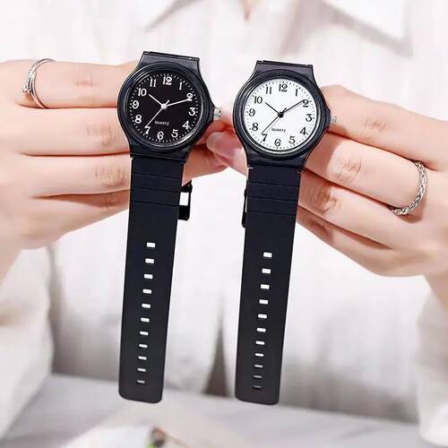 YIKAZE Exam Watch Silicone Strap Simple Women Watch Student