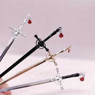Women Hairpin Personalized Clip Sword Hair Creative Metal
