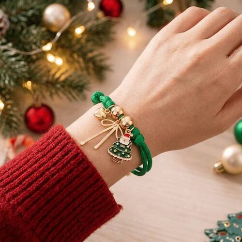 Chistmas Baided Hand Chain Santa Claus Chistmas e Woven