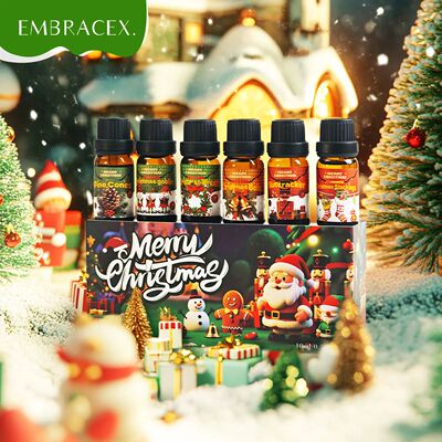6PC/1PC 10ML Mey Chistmas Essential s Chistmas candle soap