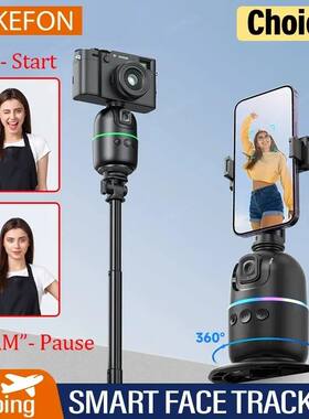 VIKEFON 360° Smart Auto Face Tracking Gimbal Stabilizer