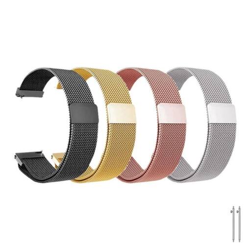 20mm22mm Quick Release Strap Metal Milan Mesh Loop Strap