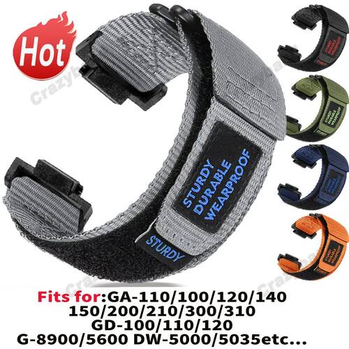 16mm Watch Band fo Casio GA-110 800 GA-2100 GD100 120 G8900
