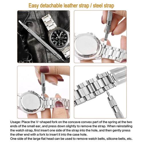 Repair Kit 1/2PCS Metal Watch Prying Tool Back Cover Opener