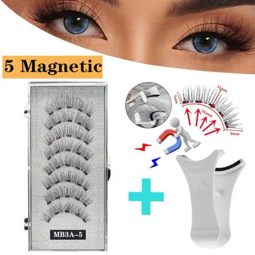 3D Natural ,With 5 Lashes Shipping Handmade Drop False