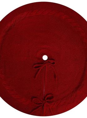 Lage Size Knitted Chistmas e Skit Polyeste Round Chistmas e