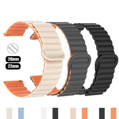 20mm 22mm Magnetic Loop band For Amazfit GTS4/2/3/3pro/GTS2