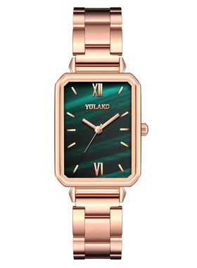 1 Piece Squae Geen Watch Women's Watch Women's Watch Steel