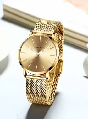 HANNAH MARTIN Brand Quality Stainless Steel Quartz Movement