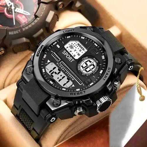 ndy men's multifunctional spots student electonic watch is