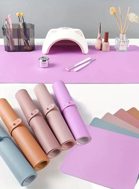 Folding Nail At Table Mat Duable Watepoof Micofibe Leathe