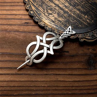 1pc Celtic Hair Clip Retro malist Viking Style Daily