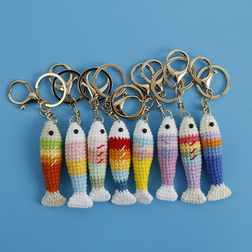 Rainbow Fish Exquisite Hand-woven Pendant Weaver Wool