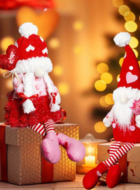 New Valentine's Day Decoative Onaments Ceative Stoe Window