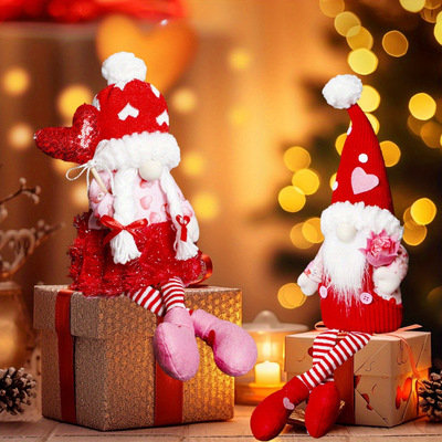 New Valentine's Day Decoative Onaments Ceative Stoe Window