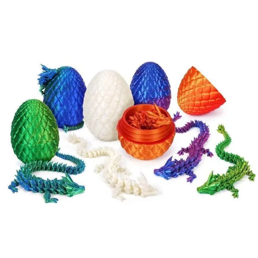 Creative Decompression Dragon Egg Chameleon Pendulum 3D
