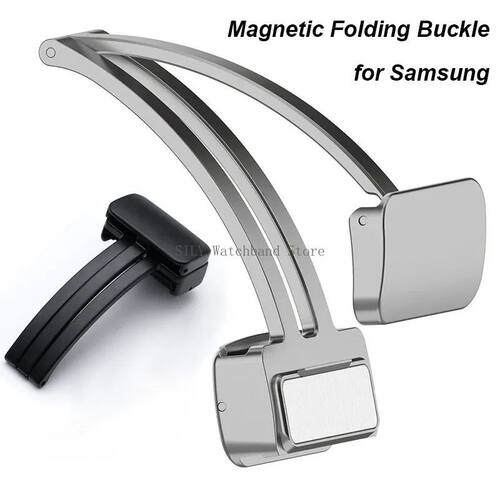 for Samsung Galaxy Watch 4 5 Strap Metal Clasp Magnetic