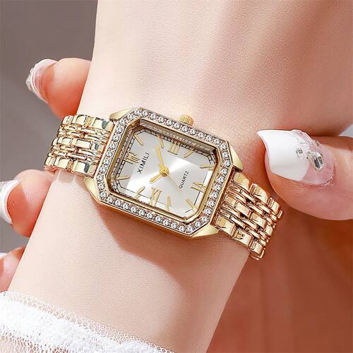 2025 Light luxuy Band Watch Women Business Simple Diamond