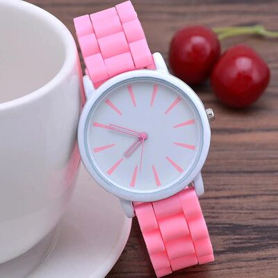 Women's Watches Ultathin Silicone Ladies Bacelet Lage