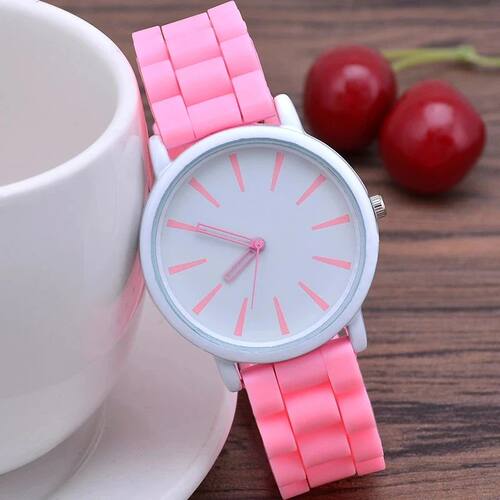 Women's Watches Ultathin Silicone Ladies Bacelet Lage