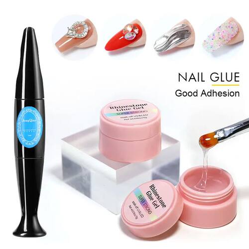 Ate Clavo Stong Glue Nail At Gel Rhinestones Decoations No