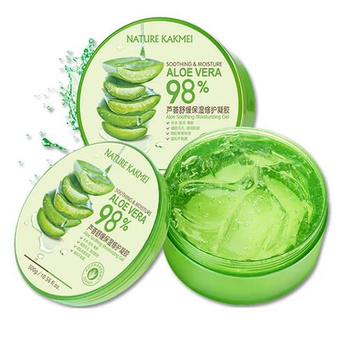 300g 98% Aloe Soothing Face/Hand/Body Gel Aloe Vera Gel