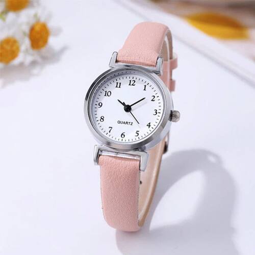 Fashion Small Dial Women's Watch Casual Leather Band Ladies