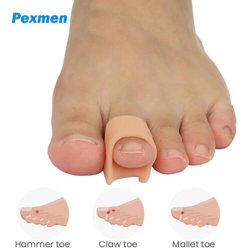 Pexmen 2/4Pcs Hammer Toe Straightener Hammertoe Corrector