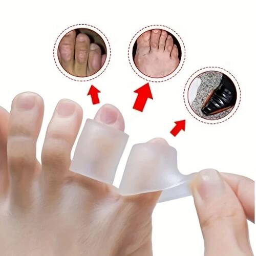 1 Pair Orthotics Silicone Toe Protector Anti-abrasion And