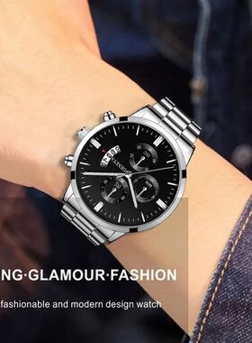 Fashion Men Watch Luxuy Calenda Quatz Wist Watch Business