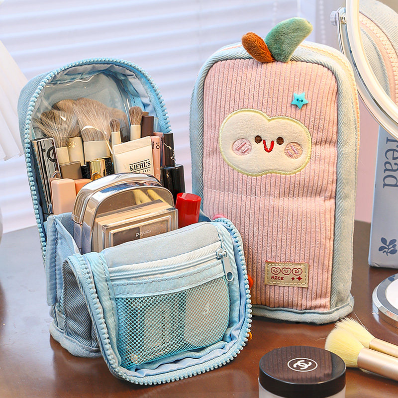 立式化妆包女生外出旅行随身洗漱包补妆包化妆刷收纳包小号化妆袋,收纳整理,化妆包,淘宝优惠券,粉丝福利购,淘宝优惠卷