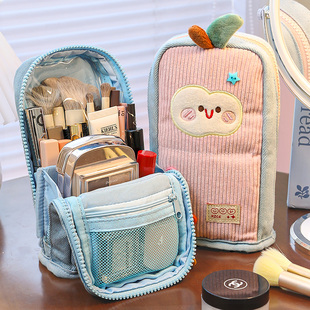 立式化妆包女生外出旅行随身洗漱包补妆包化妆刷收纳包小号化妆袋