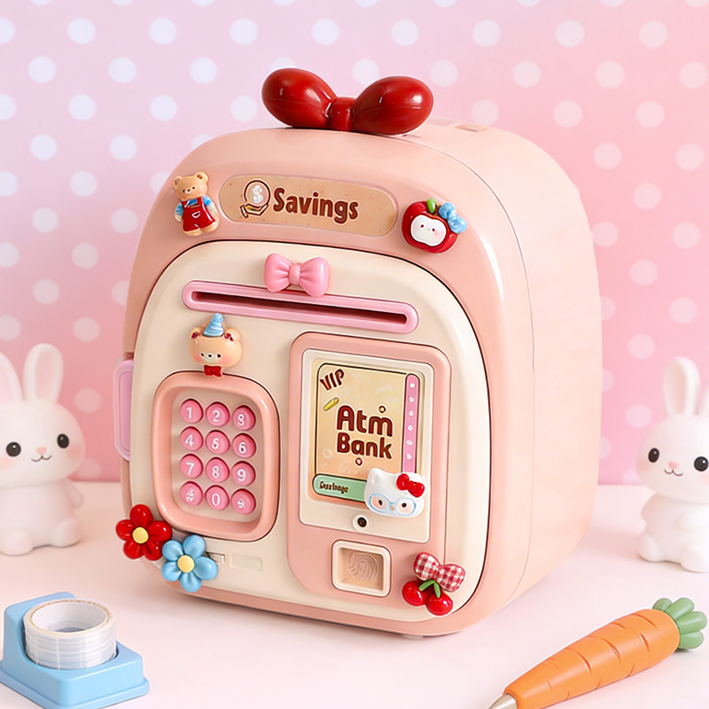 大容量密码存钱罐儿童新年礼物送女孩生日礼物小学生马年创意礼品