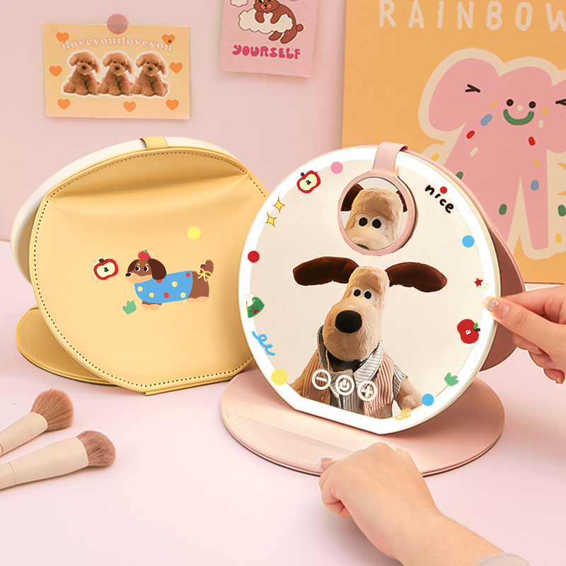 多巴胺LED化妆镜桌面可立